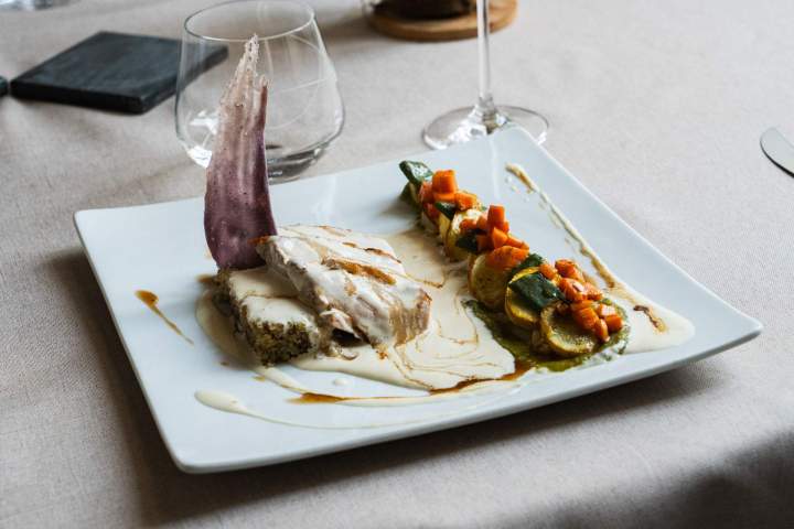 Plat raffiné restaurant Montans